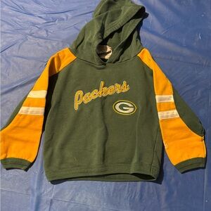 Green and Yellow Kids Hoodie